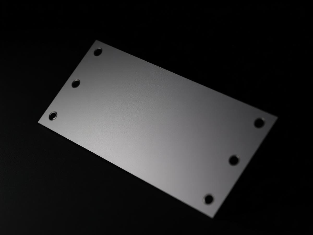 Graviertes Schild aus Verbundplatte